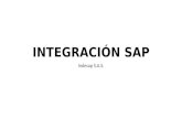 INTEGRACIÓN SAP Indesap S.A.S.. OBJETIVOS Plantear un modelo de negocio para la comunicación con SAP. Definir metodología de conexión con SAP. Plantear.