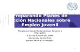 1 Preparando Planes de Acción Nacionales sobre Empleo Juvenil Programa Conjunto Juventud, Empleo y Migración 8 de diciembre de 2009 San José, Costa Rica.