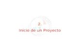 2. Inicio de un Proyecto. Contenido 1.Procesos de dirección de proyectos 2.La gestión de la integración de proyectos 3.El Alcance del proyecto Ing. Raúl.