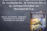 Educación en Ingeniería para la ciudadanía, la innovación y la competitividad en Iberoamérica: ciencia, tecnología, ingeniería, matemáticas y el rol de.
