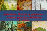 Árboles, flores y plantas vistos por los artistas 3° básico.