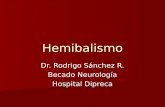 Hemibalismo Dr. Rodrigo Sánchez R. Becado Neurología Hospital Dipreca.
