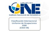 Clasificación Internacional Uniforme de Ocupaciones 2008 (CIUO 08)
