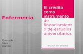 El crédito como instrumento de financiamient o de estudios universitarios Análisis del Entorno Quezada Silva Ramos Enfermería.