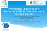 Prevención, diagnóstico y tratamiento de la infección de la cavidad pleural Dr. Alejandro J. Videla Montilla, FCCP, Mgr (candidato) Servicio de Neumonología,