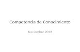 Competencia de Conocimiento Noviembre 2012. 1. Tu (mirar) el televisor.