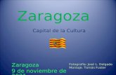 Zaragoza Capital de la Cultura Zaragoza 26 de abril de 201526 de abril de 2015 Fotografía: José L. Delgado Montaje. Tomás Fuster.