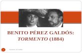 BENITO PÉREZ GALDÓS: TORMENTO (1884) 1 Tormento, de Galdós.