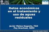 Retos económicos en el tratamiento y uso de aguas residuales Javier Mateo-Sagasta, FAO Pay Drechsel, IWMI.