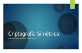 Criptografía Simétrica LUIS ALFONSO JIMÉNEZ PIEDRAHITA.