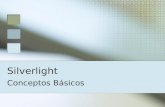 Silverlight Conceptos Básicos. Creación del proyecto Utilizando Visual Studio 2008, en el menú Archivo/Nuevo/Proyecto seleccionar el lenguaje Visual C#,