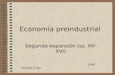 Economía preindustrial Segunda expansión (ss. XV- XVI) José Morilla Critz.