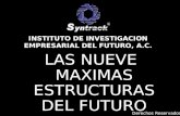 LAS NUEVE MAXIMAS ESTRUCTURAS DEL FUTURO INSTITUTO DE INVESTIGACION EMPRESARIAL DEL FUTURO, A.C. Derechos Reservados.