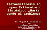 Ateroesclerosis en Lupus Eritematoso Sistémico. ¿Hasta donde el problema? Dr. Miguel H. Estévez del Toro Profesor Auxiliar Jefe del Servicio de Reumatología.