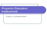 Proyecto Educativo Institucional Fases y componentes.