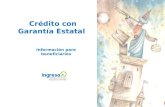 Crédito con Garantía Estatal Información para beneficiarios.