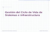 Gestión del Ciclo de Vida de Sistemas e infraestructura1Copyright 2008 Tecnotrend SC Gestión del Ciclo de Vida de Sistemas e infraestructura.