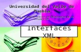 Interfaces XML Universidad del Valle de Puebla Maestría en Administración de Tecnologías de la Información Dr. David Pinto.