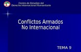 OBJETIVO: APLICAR EL DERECHO INTERNACIONAL HUMANITARIO EN LAS SITUACIONES DE CONFLICTOS ARMADOS NO INTERNACIONALES.