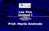 Las Tics Unidad I Historia Que son las TICS Ventajas y Desventajas y algo mas…. Prof. María Andrade.