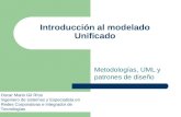 Introducción al modelado Unificado Metodologías, UML y patrones de diseño Oscar Mario Gil Ríos Ingeniero de sistemas y Especialista en Redes Corporativas.