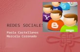Paola Castellanos Marcela Coronado. Las redes sociales son plataformas creadas para la interacción entre personas las cuales tienen algo en común y buscan.