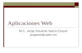 Aplicaciones Web M.C. Jorge Eduardo Ibarra Esquer jorgeeie@uabc.mx.