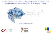 1 Estudio teórico del mecanismo de transferencia de hidruro entre Ferredoxina-NADP reductasa (FNR) de Anabaena y NADP + ISAIAS LANS VARGAS.