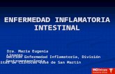 1 ENFERMEDAD INFLAMATORIA INTESTINAL Dra. Maria Eugenia Linares Sección Enfermedad Inflamatoria, División Gastroenterología Hospital de Clínicas José de.