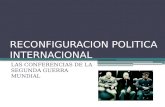 RECONFIGURACION POLITICA INTERNACIONAL LAS CONFERENCIAS DE LA SEGUNDA GUERRA MUNDIAL.