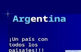 Argentina ¡Un país con todos los paisajes!!!. Norte.