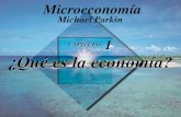 CAPÍTULO 1 ¿Qué es la economía? Michael Parkin Microeconomía.