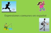 Expresiones comunes en español. Abre los libros.