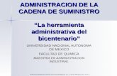 Material propiedad de Intelinet Servicios Estratégicos, S.C., y de ICT Mexicana, S.A. de C.V. ADMINISTRACION DE LA CADENA DE SUMINISTRO “La herramienta.