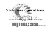 Sergio Fuenlabrada Velázquez Sistemas operativos Administración del procesador Unidad V.