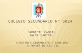 TRIBUNAL ELECTORAL DE SALTAPROGRAMA CONECTAR IGUALDAD SALTA MINISTERIO DE EDUCACION COLEGIO SECUNDARIO 5024 Y OTROS COLEGIOS RTI IMPLEMENTA DOCENTE Y.