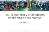 Teoría cuántica y la estructura electrónica de los átomos Unidad 1 Copyright © The McGraw-Hill Companies, Inc. Química, R. Chang, Séptima Edición.