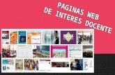 PAGINAS WEB DE INTERES DOCENTE UTILIZACIÓN DE LA TECNOLOGIA COMO RECURSO DEL AULA