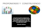 PROPONIENDO Y CONSTRUYENDO. PROPUESTA CONSTRUCCION SEDE FONFAU Por: Roger Carvajal B.