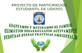 PROYECTO DE PARTICIPACION ESTUDIANTIL DE LIDERES.