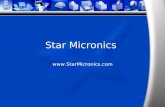Star Micronics . Soluciones de Impresión Matricial Familia SP200 : –SP212 Familia SP500: –SP512 & SP542 –MP500 Solución Matricial.