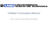 Unidad I Conceptos Básicos M.C. Juan Carlos Olivares Rojas.