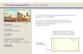 » Postal topográfica - 1970 – Mendoza Finalidad Promover el turismo Circuitos -comercios, kioskos. Temática Turismo Sistema de impresión Offset –cuatricromía-