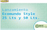 Lanzamiento Ecomundo Style 25 Lts y 50 Lts.. Los beneficios que tu ya conoces de las nuevas papeleras tapa vaivén Style 25 y 50 L… Mínima distancia en.