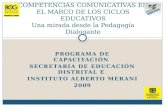PROGRAMA DE CAPACITACIÓN SECRETARÍA DE EDUCACIÓN DISTRITAL E INSTITUTO ALBERTO MERANI 2009 COMPETENCIAS COMUNICATIVAS EN EL MARCO DE LOS CICLOS EDUCATIVOS.
