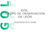 GOL GRUPO DE OBSERVACIÓN DE LEÓN DIAGNÓSTICO 2008.