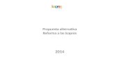 2014 Propuesta alternativa Reforma a las Isapres