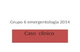 Grupo 6 emergentologia 2014 Caso clinico. Emergentologia 2014 Grupo:6 Integrantes : Guillermo Pavon Fany Bogado Jorge Estigaribia Aline Gomes.