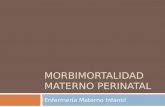 MORBIMORTALIDAD MATERNO PERINATAL Enfermería Materno Infantil.