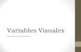 Variables Visuales Salvador Sevilla Villalobos. Posición Viene fuertemente condicionada por el hecho de que todo aquello que representamos tiene una posición.